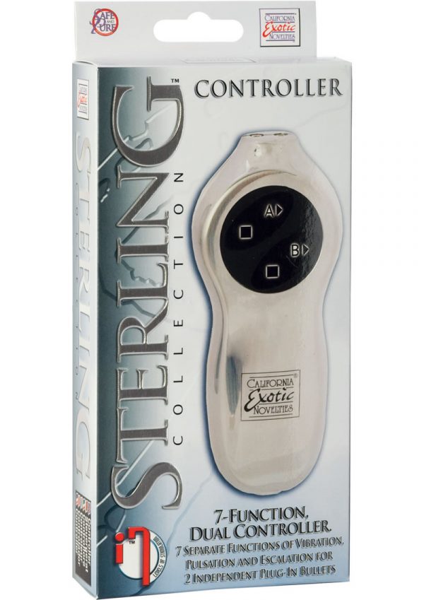 Sterling Collection 7 Function Dual Controller For 2 Independent Plug In Bullets