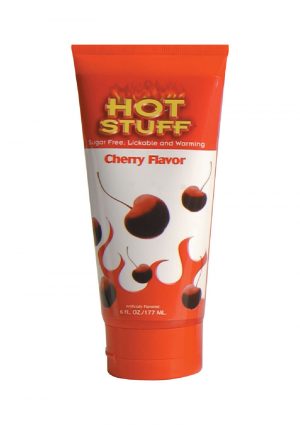 Hot Stuff Edible Warming Water Based Massage Oil Cherry 6 Ounce
