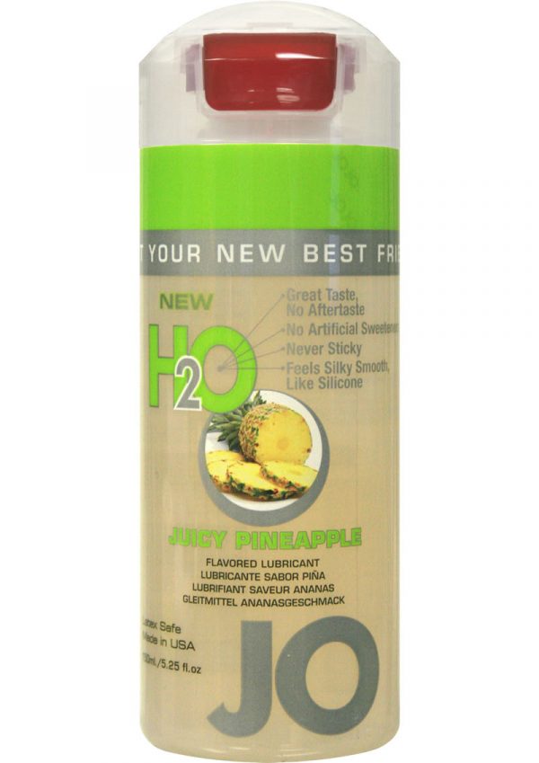 Jo H2O Flavored Water Based Lubricant Juicy Pineapple 4 Ounce