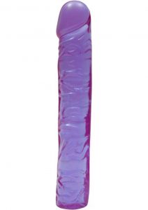 Crystal Jellies Realistic Sil A Gel 10 Inch Purple