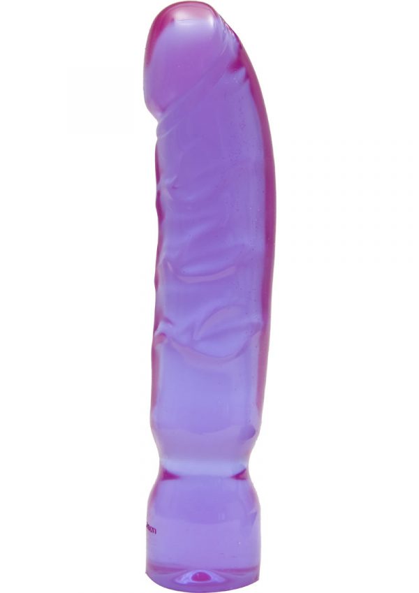 Crystal Jellies Big Boy Dong Sil A Gel 12 Inch Purple
