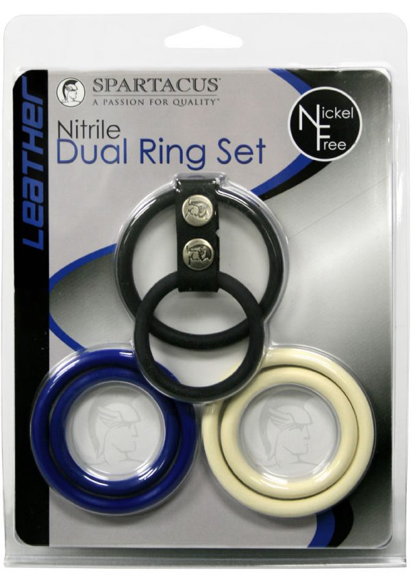 Nitrile Three Color Dual Ring Set