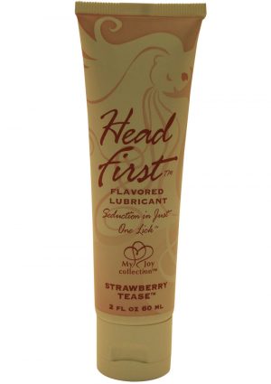Head First Flavored Lubricant Strawberry Tease 2 Ounce