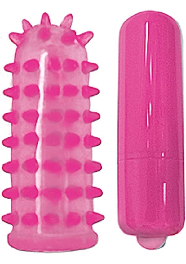 Mini Pocket Bullet With Jelly Sleeve 3 Speed Waterproof Pink
