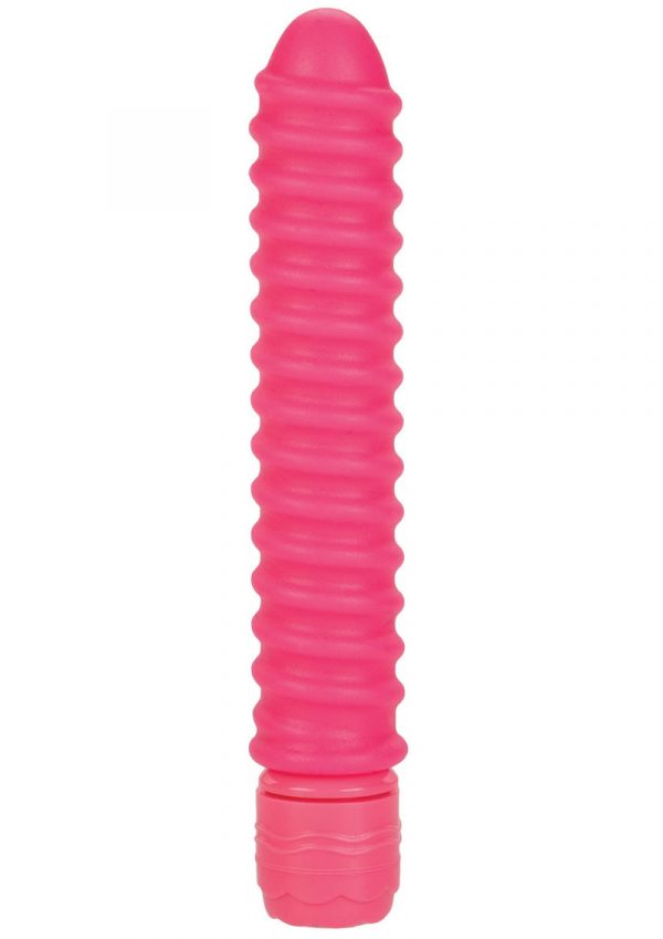 SHANES WORLD SORORITY SCREW VIBE SILICONE 5 INCH PINK