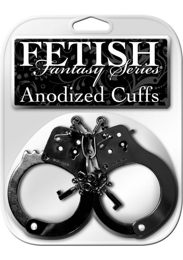 Fetish Fantasy Series Anodized Cuffs Black