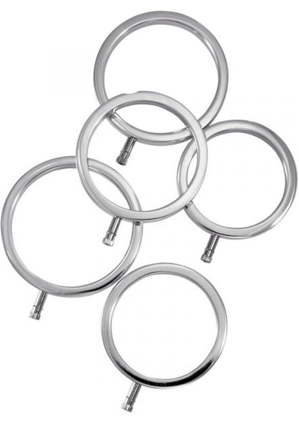 Electrastim ElectraRings Electro-Sex Cock Rings 5 Pack Multiple Sizes