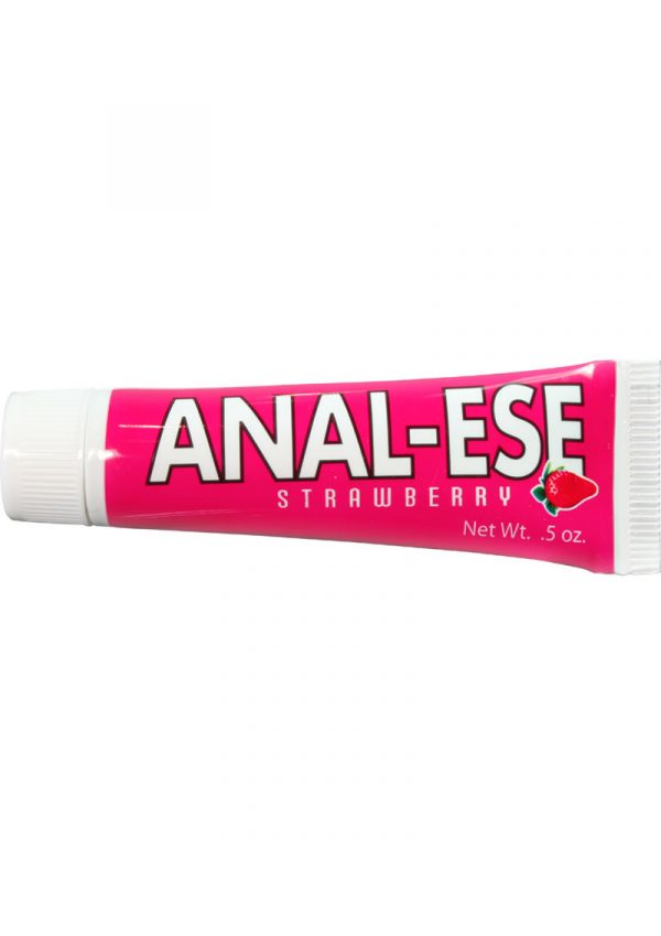 Anal Ese Flavored Desentizing Lubricant Strawberry 0.5 Ounce