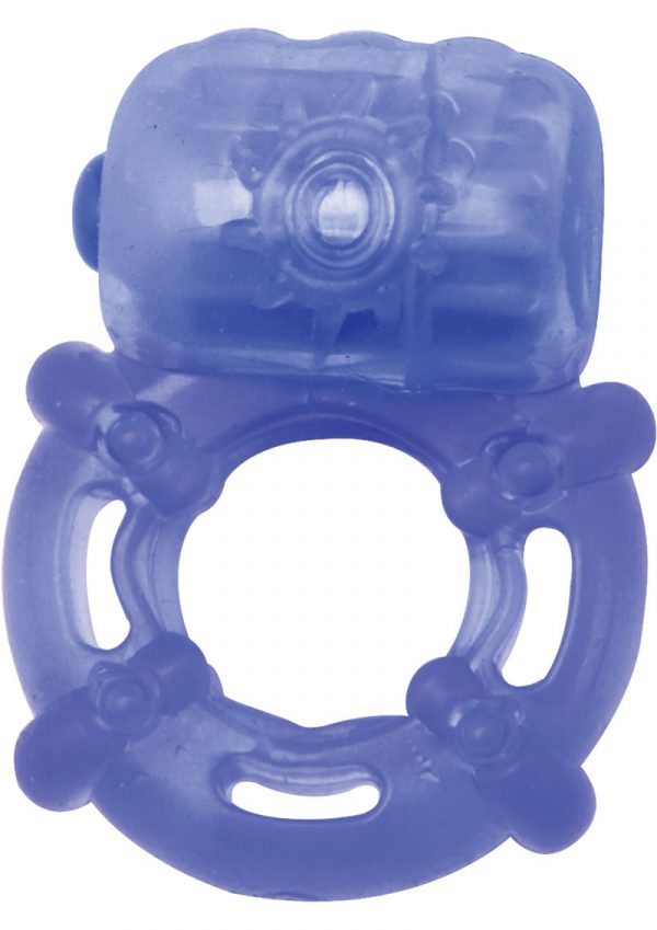 Climax Juicy Rings Cock Ring Waterproof Blue