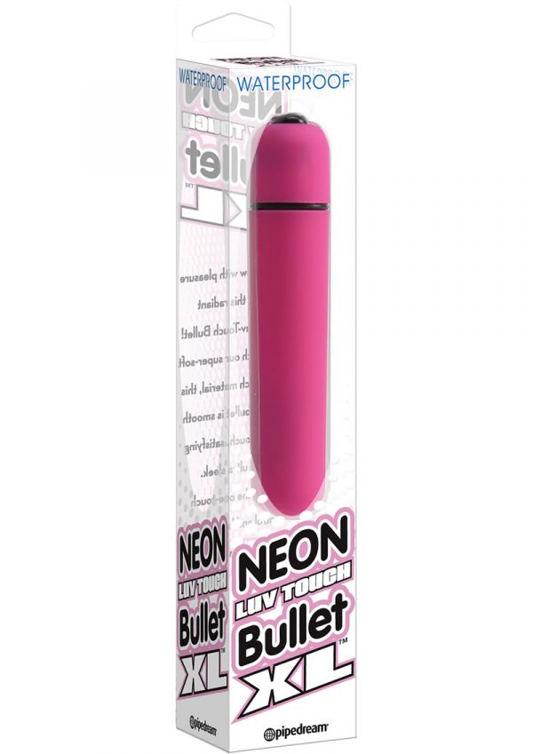 Neon Luv Touch Bullet XL Waterproof 3.25 Inch Pink