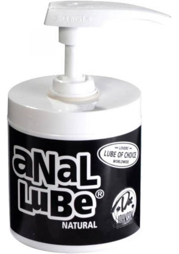 Anal Lube Natural Airless Pump 3.4 Ounce