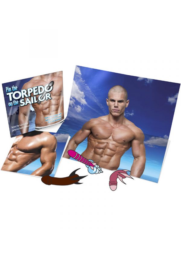 Pin The Torpedo On The Sailor Party Game