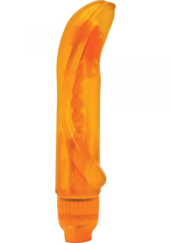 Climax Gems Electric Citrine Dream Vibrator Waterproof Orange 5.3 Inch