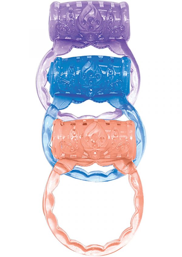 The Macho Three Ring Set Assorted Color