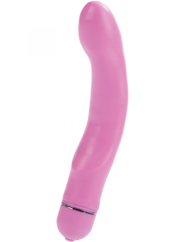 First Time Flexi Glider Vibrator Waterproof 7 Inch Pink