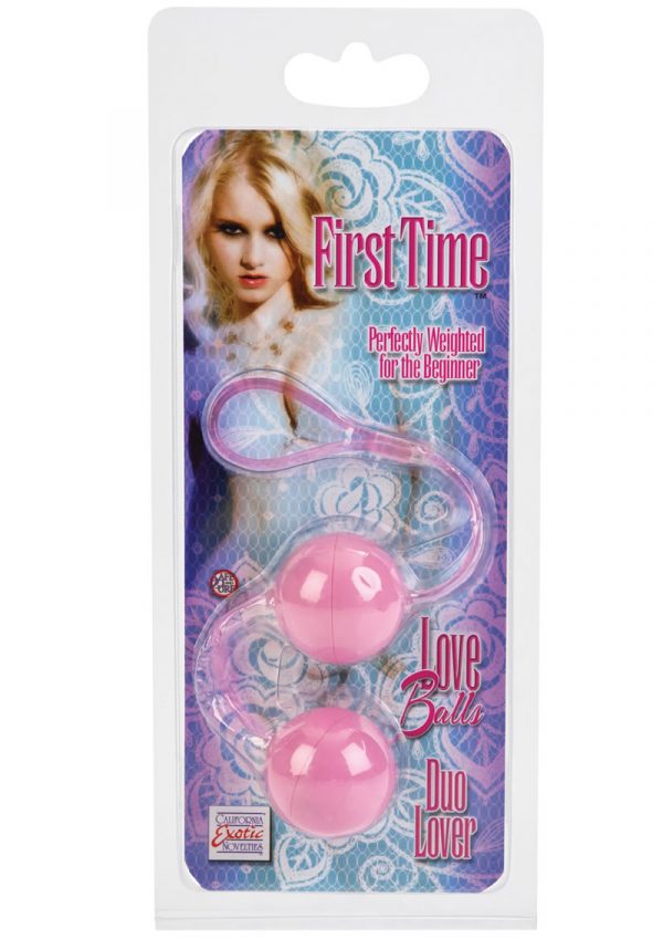 First Time Love Balls Duo Lover Perfectly Weighted For The Beginner Pink