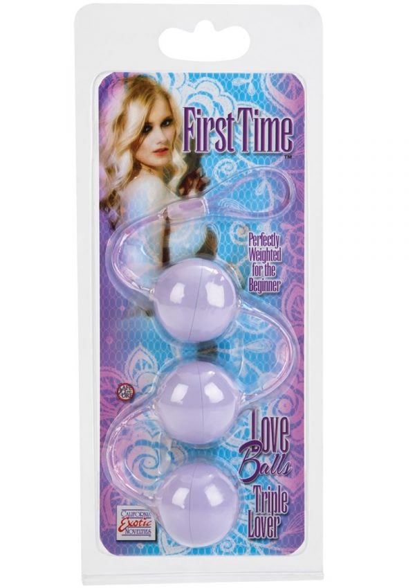 First Time Love Balls Triple Lover Perfectly Weighted For The Beginner Purple