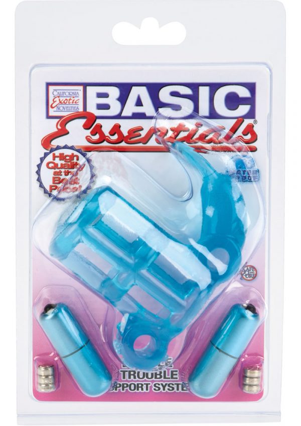 Basic Essentials Double Trouble Support System Waterproof Blue