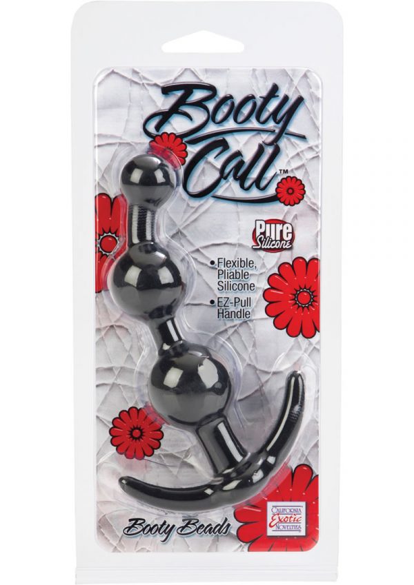 Booty Call Booty Beads Silicone Anal Beads Black