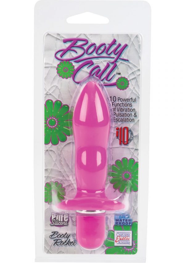 Booty Call Booty Rocket Silicone Probe Waterproof Pink