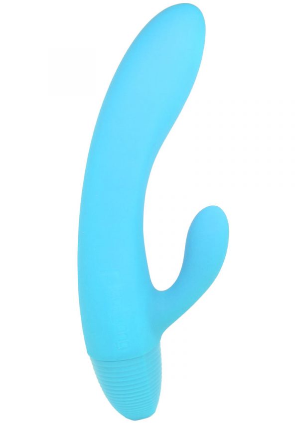 Pico Bong Kaya Rabbit Silicone Vibe Waterproof Blue
