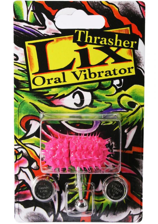 Lix Thrasher Oral Vibrator Glow In The Dark Pink