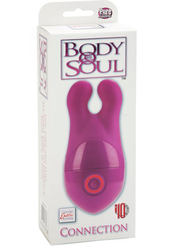 Body And Soul Connection Silicone Body Massager Waterproof Pink