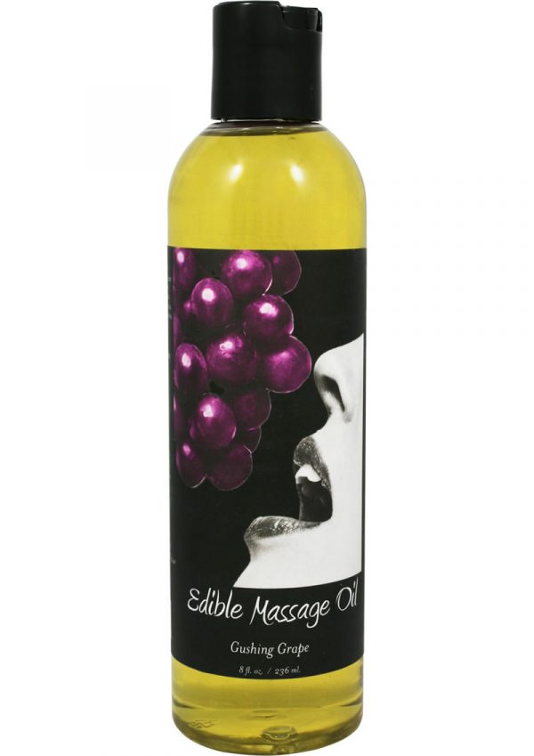 Edible Massage Oil Gushing Grape 8 Ounce