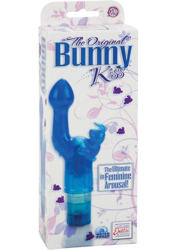 The Original Bunny Kiss Vibrator Waterproof Blue
