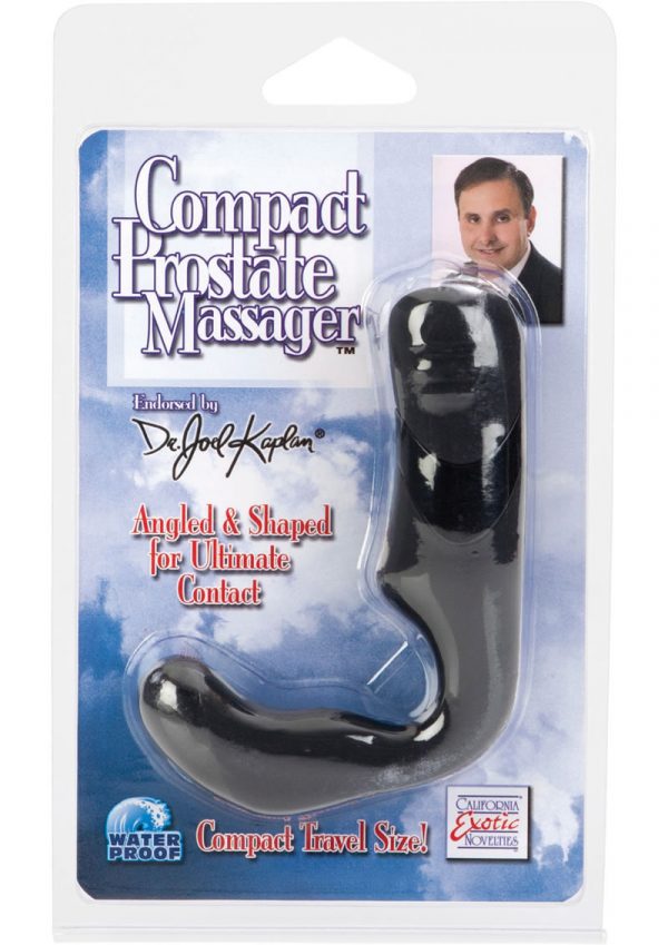 Dr Joel Kaplan Compact Prostate Massager Vibrating Waterproof Black