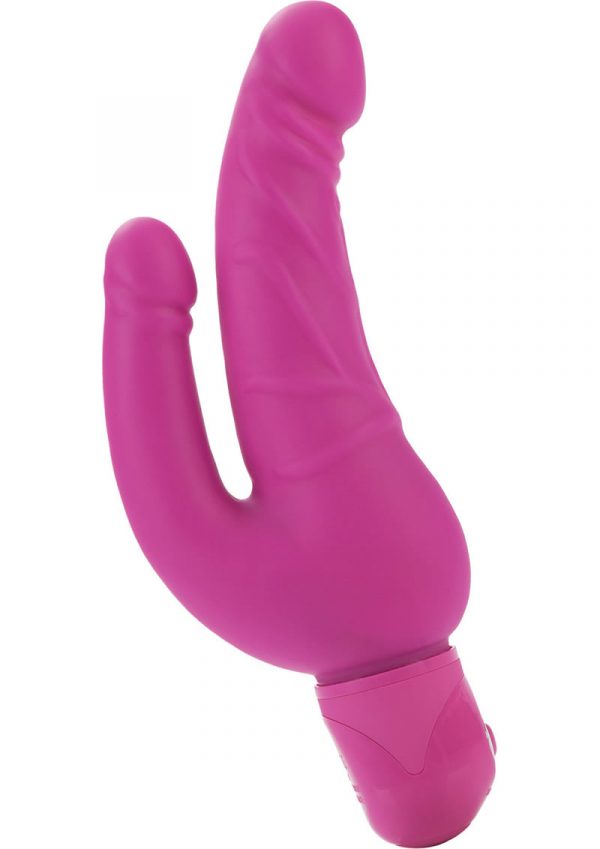 Power Stud Over and Under Vibrator Waterproof Pink