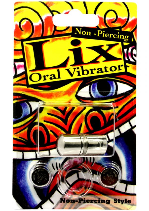 Lix Non Piercing Oral Vibrator Silver