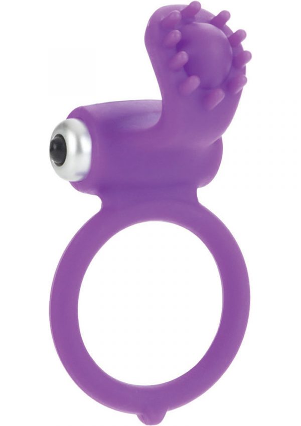 Body And Soul Infatuation Silicone Cockring Waterproof Purple 1.5 Inch Diameter