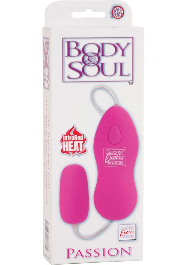 Body and Soul Passion Infrared Heat Satin Finish Bullet Pink