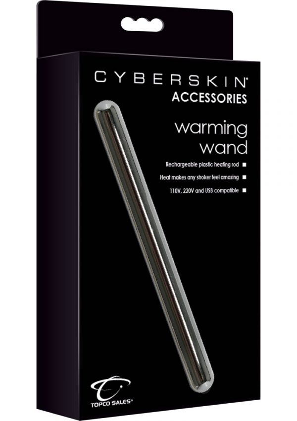 Cyberskin Accessories Rechargeable Plastic Warming Wand 7 Inch