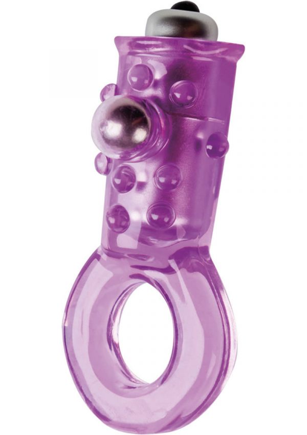 Up Hook It Up Top Loading Beaded Ring Waterproof Purple