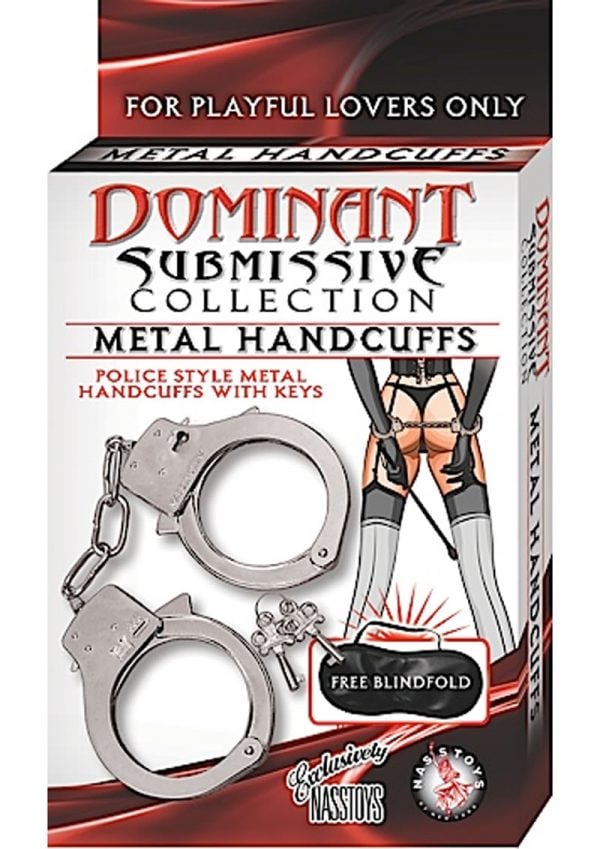 Dominant Submissive Collection Metal Handcuffs