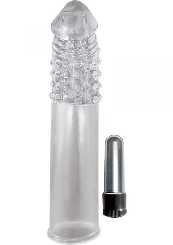 Ram Vibrating Penis Extender Clear 7.5 Inch