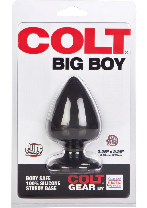 Colt Big Boy Silicone Anal Plug Black 3.25 Inch