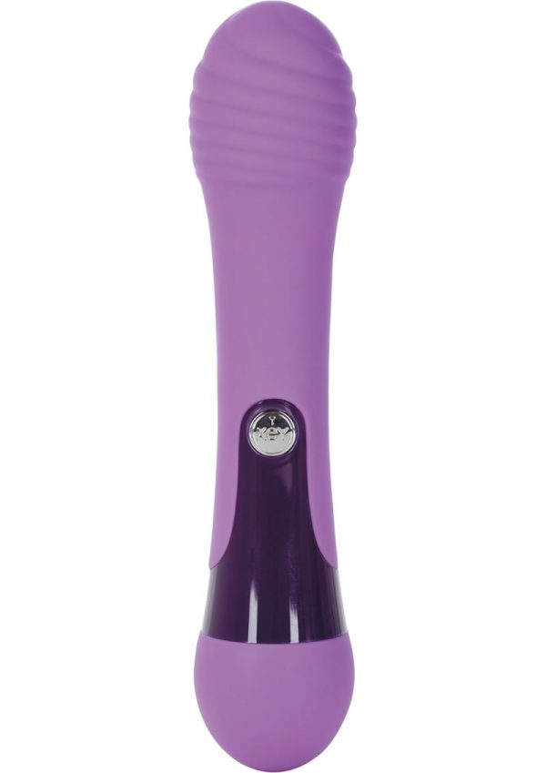 Key Virgo Silicone Body Massager Waterproof Lavender 8.5 Inch