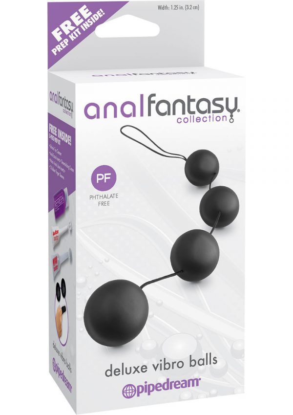 Anal Fantasy Collection Deluxe Vibro Balls Black