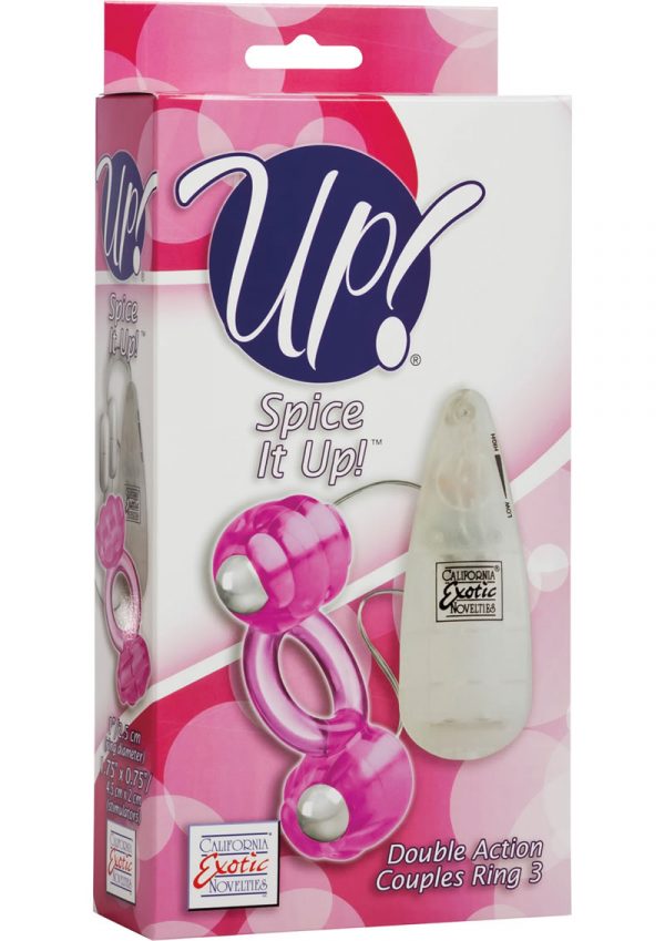 Up Spice It Up Double Action Couples Ring 3 Pink