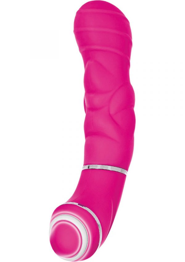 Up Give It Up 10 Function Silicone Massager Vibe Waterproof Pink 4.5 Inch