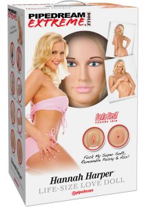 Pipedream Extreme Dollz Hanna Harper Life Size Blow Up Love Doll Flesh