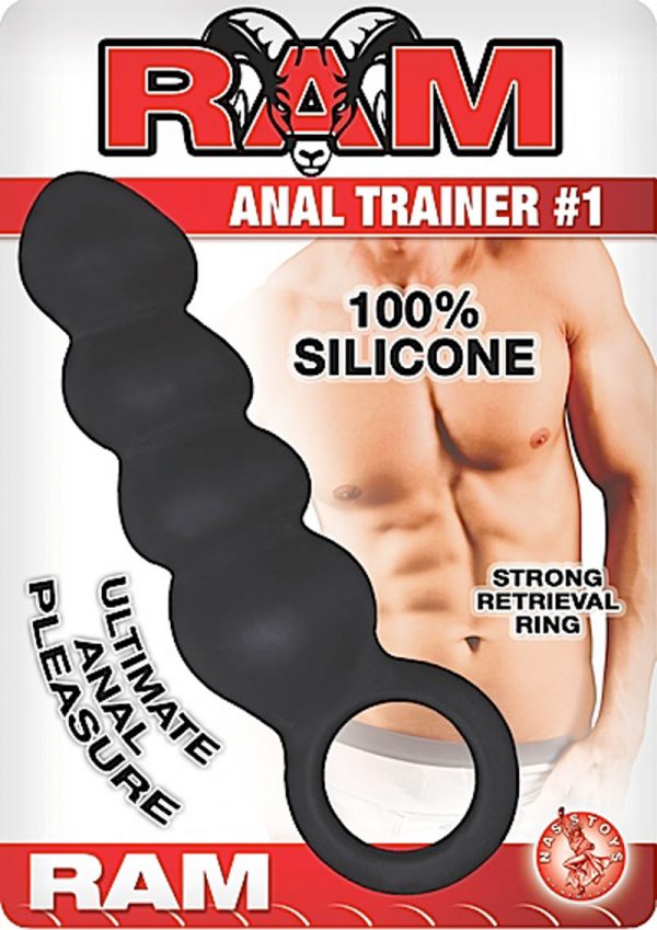 Ram Anal Trainer #1 Silicone Probe Waterproof Black 5.5 Inch