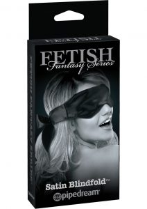 Fetish Fantasy Series Limited Edition Satin Blindfold Black