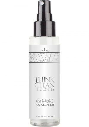 Think Clean thoughts Anti Bacterial Toy Clearner 4.2 Ounce Spray