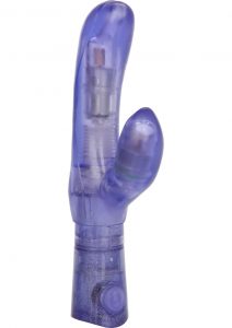 First Time Dual Exciter Vibrator Waterproof Purple 4 Inch