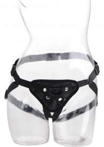 Strap U Sutra Harness With Vibe Pocket Black