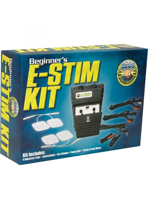 Zeus Beginners Estim Power Unit Kit Black